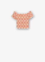 Camiseta Naranja Nido Abeja Chica 10054019_457