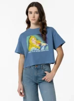 Camiseta Azul Princesas Disney 10054547_754