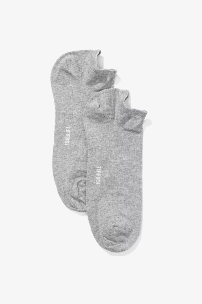 CALCETINES TOBILLEROS GRISES HOMBRE 10044665_053 (1)