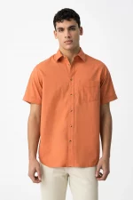 CAMISA ROJA MANGA CORTA HOMBRE 10060179_527