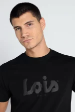 CAMISETA CLASSIC LOIS JEANS NEGRA 135787 (3)