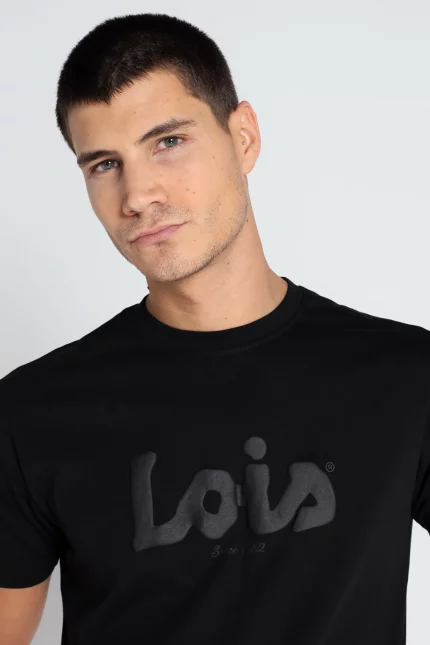 CAMISETA CLASSIC LOIS JEANS NEGRA 135787 (3)