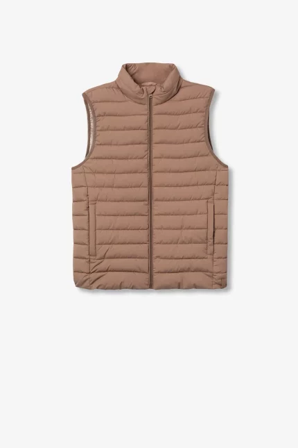CHALECO ACOLCHADO BEIGE HOMBRE 10061880_180