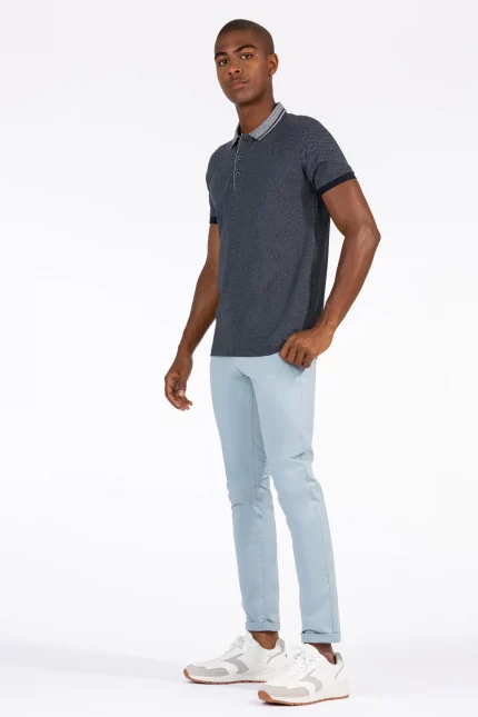 PANTALON CHINO SLIM HOMBRE AZUL CLARO 10032172_786