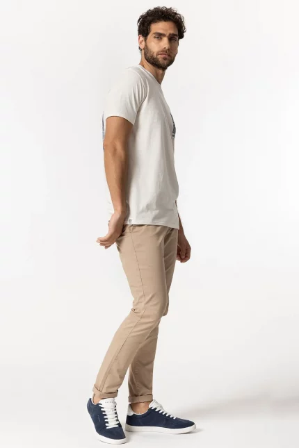 PANTALON CHINO SLIM HOMBRE BEIGE 10036813_145