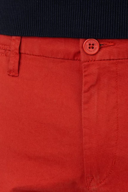 PANTALON CHINO SLIM HOMBRE ROJO 10032172 447 13 PANTALON CHINO SLIM HOMBRE ROJO 10032172_447