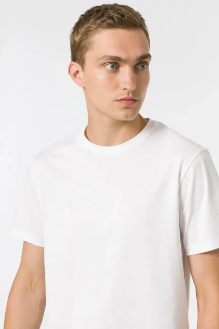 CAMISETA BLANCA BASICA HOMBRE 10048304_001 2