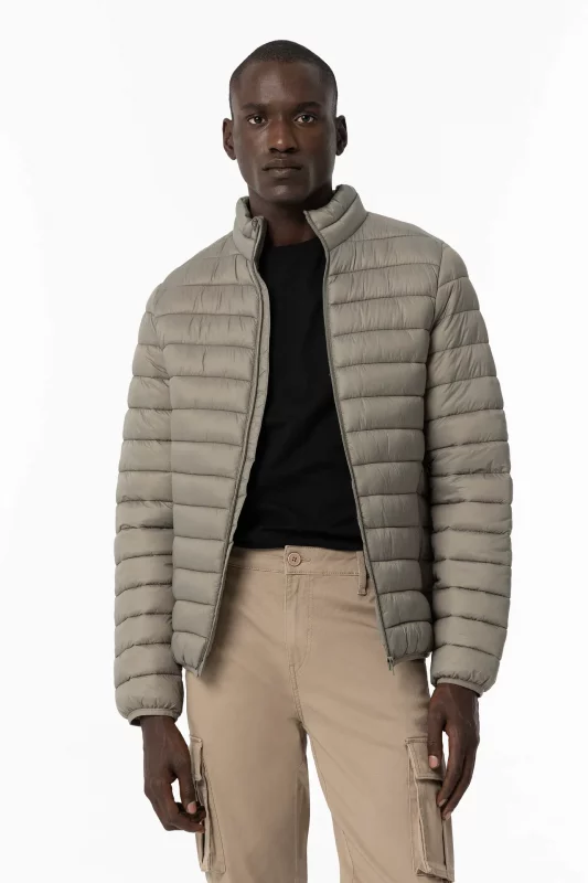 CHAQUETA ACOLCHADA VERDE HOMBRE 10056760_812