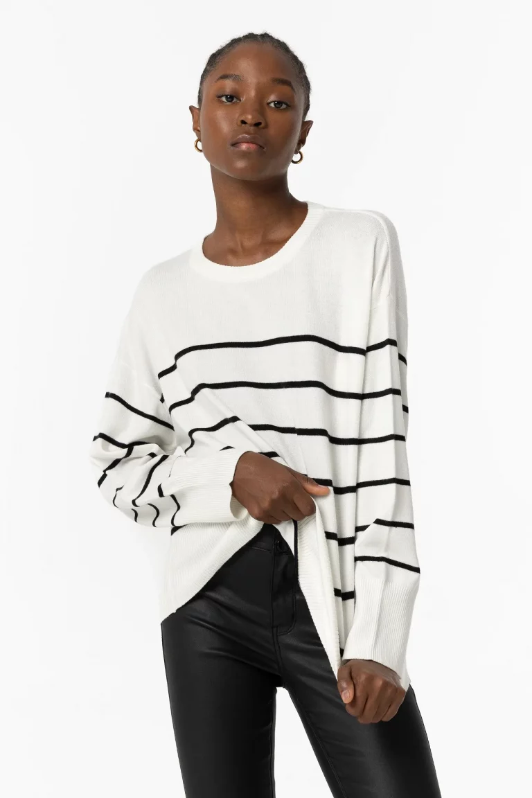 JERSEY BLANCO RAYAS MUJER 10056481_104