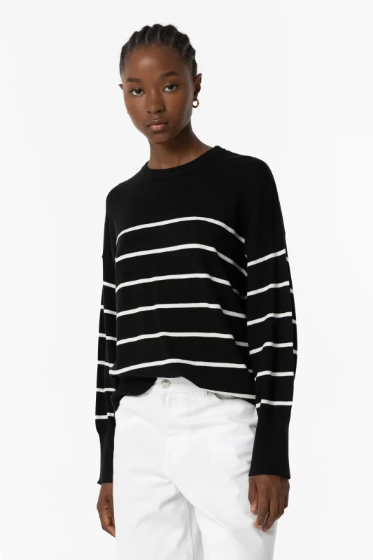 JERSEY NEGRO RAYAS MUJER 10056481_000