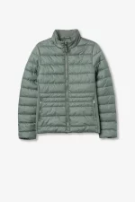 CHAQUETA ACOLCHADA VERDE MUJER 10061993_820