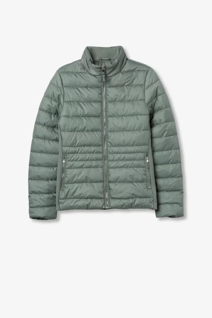 CHAQUETA ACOLCHADA VERDE MUJER 10061993_820