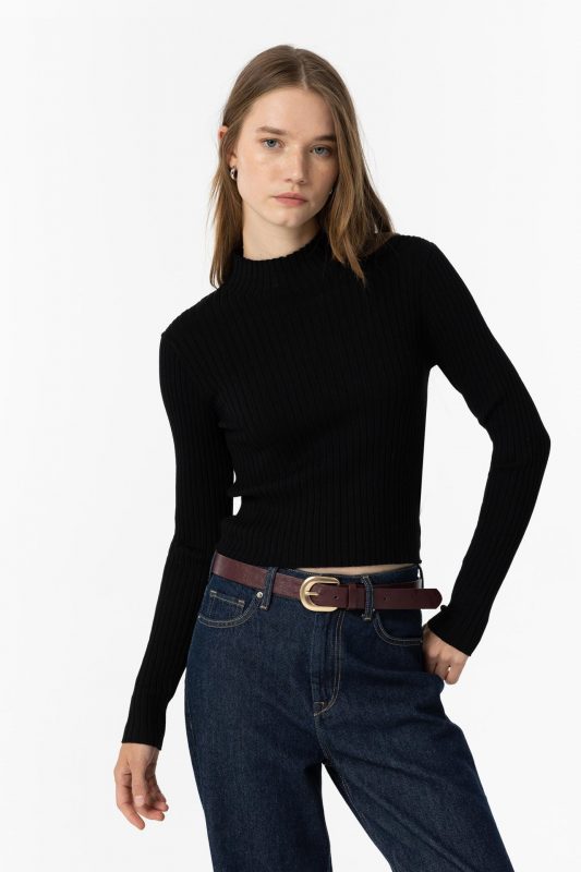 JERSEY CANALE NEGRO MUJER 10056467 000 2 JERSEY CANALÉ NEGRO MUJER 10056467_000