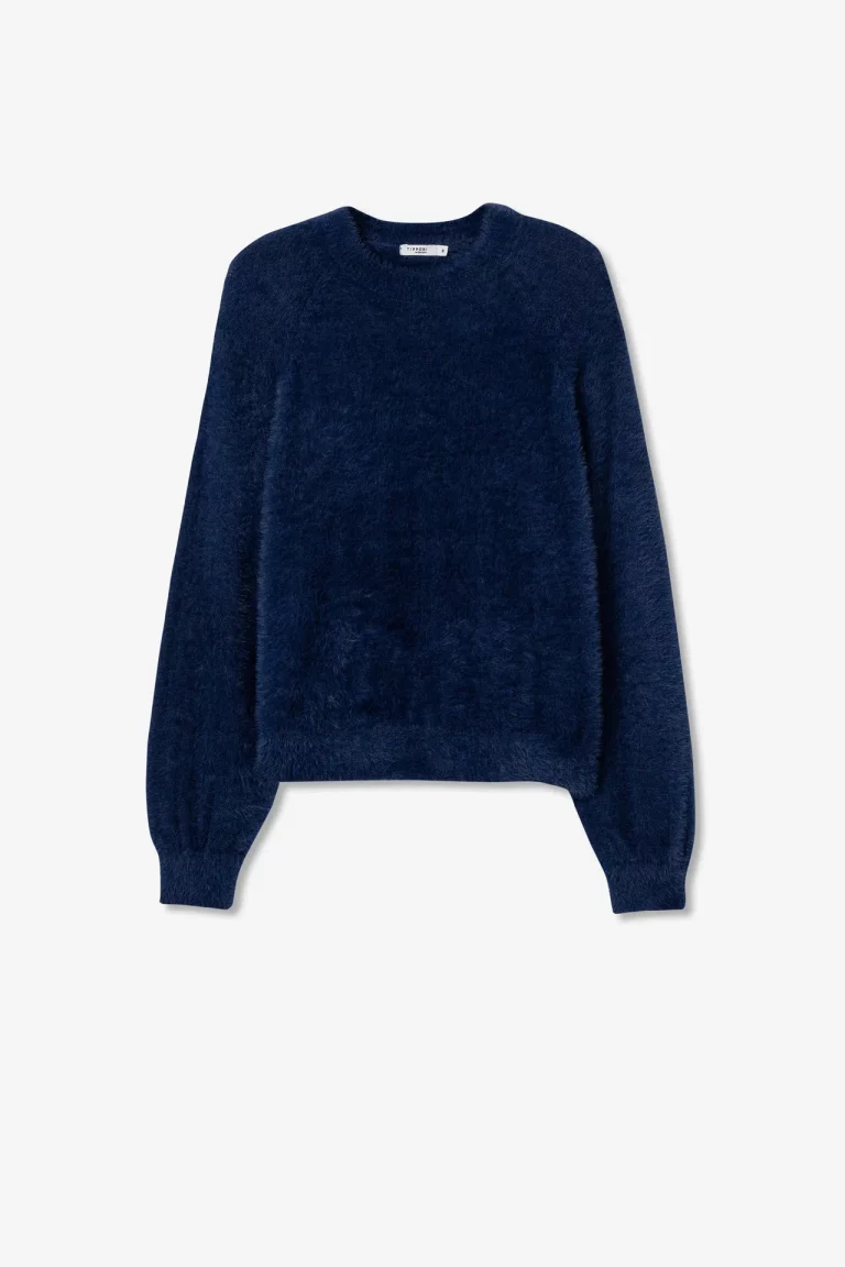 JERSEY PELUCHE AZUL MUJER 10056407_790