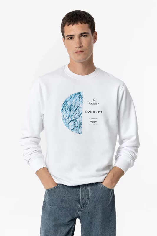 SUDADERA BLANCA HOMBRE 10057104 001 2 SUDADERA BLANCA HOMBRE 10057104_001