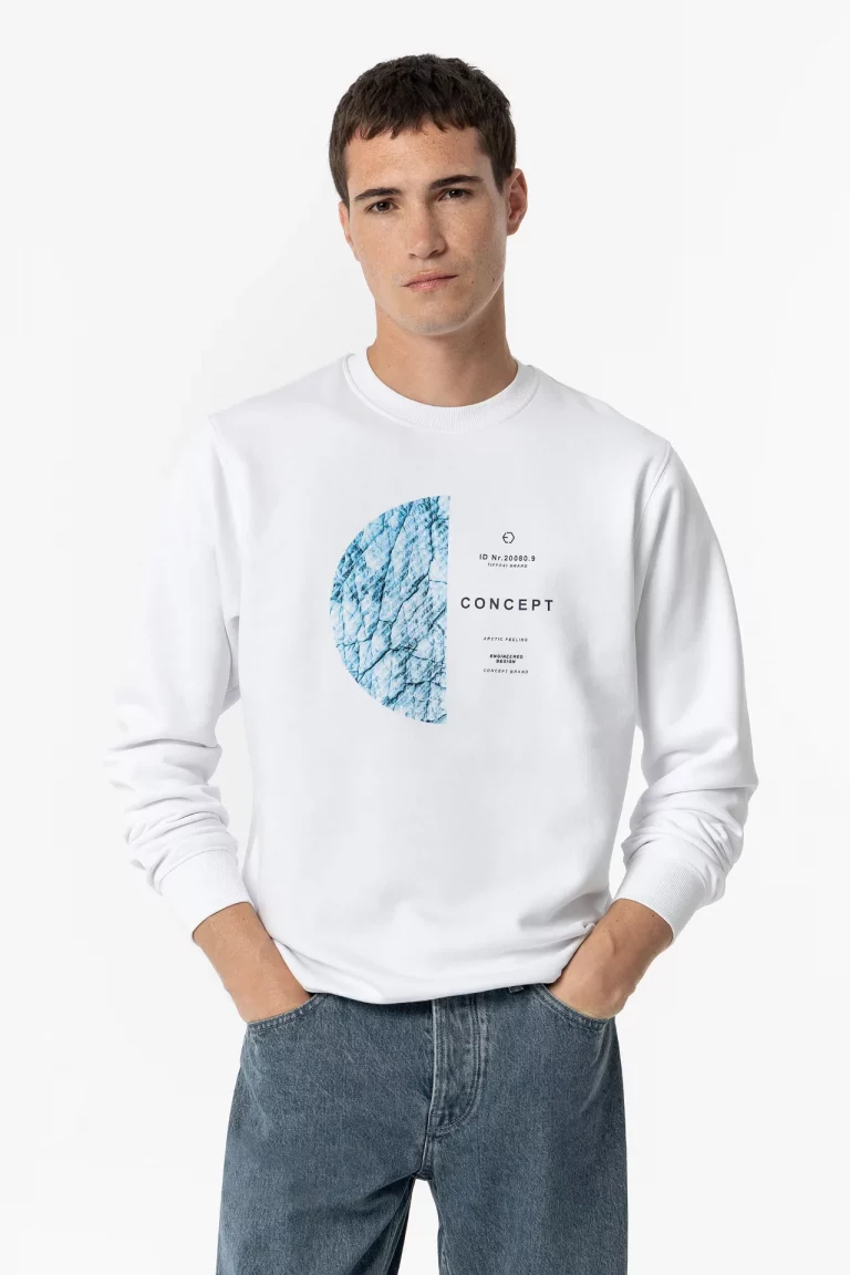 SUDADERA BLANCA HOMBRE 10057104_001