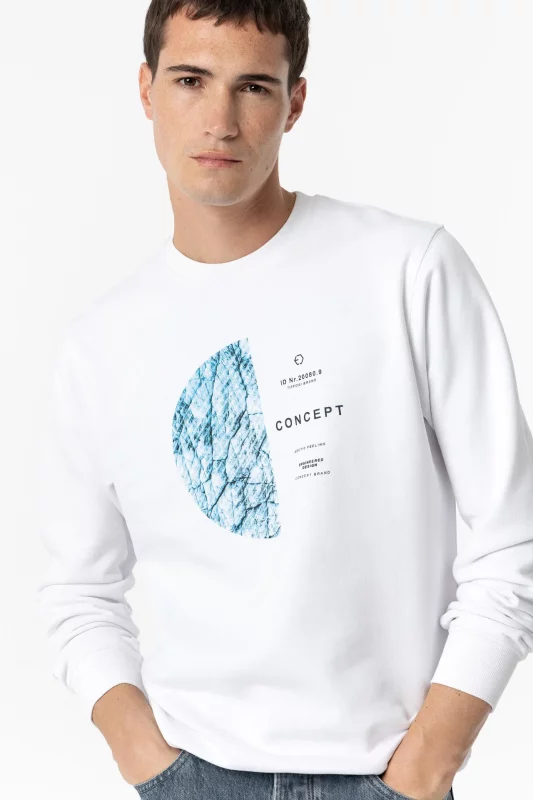 SUDADERA BLANCA HOMBRE 10057104_001