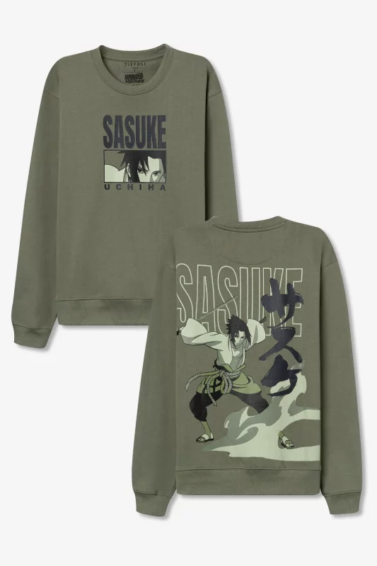 SUDADERA VERDE NARUTO SASUKE 10057163 812 Sudadera Naruto© SUDADERA NARUTO verde SASUKE 10057163_812
