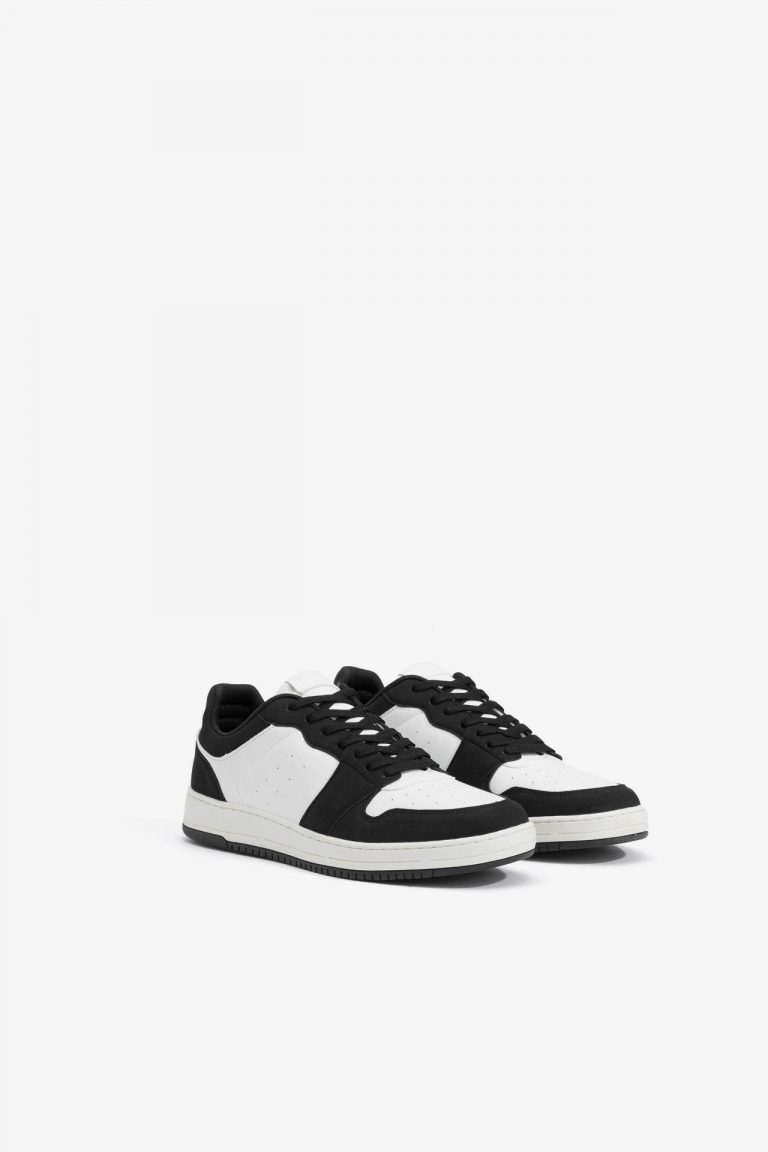 ZAPATILLAS BICOLOR BLANCO NEGRO HOMBRE 10057660_000