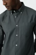 CAMISA VERDE BASICA HOMBRE 10060163_833