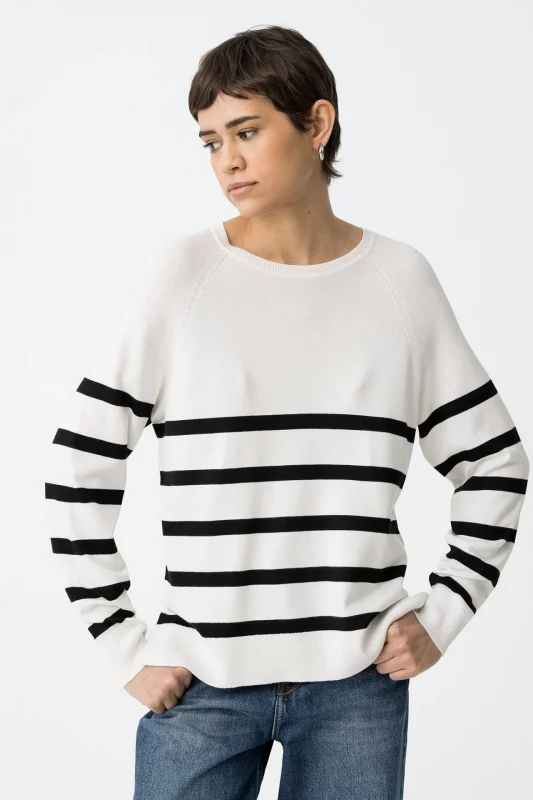 JERSEY BLANCO RAYAS PUNTO FINO MUJER 10059058 110 4 JERSEY BLANCO RAYAS PUNTO FINO MUJER 10059058_110