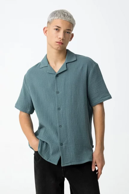 CAMISA CUBANA VERDE 10060859_882