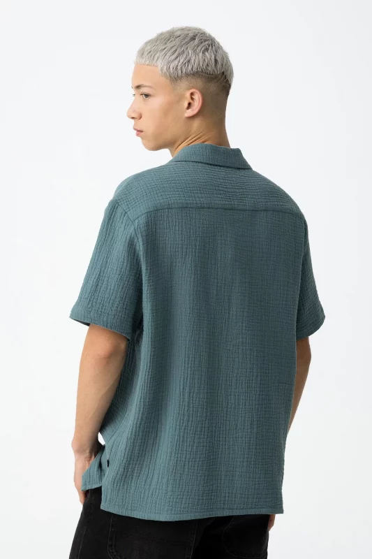 CAMISA CUBANA VERDE 10060859_882