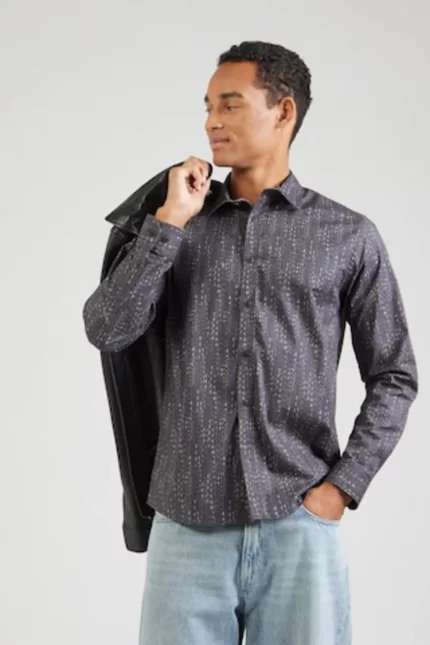 Camisa estampado geométrico CAMISA HOMBRE INDICODE BRUNOS 25-431 (3)