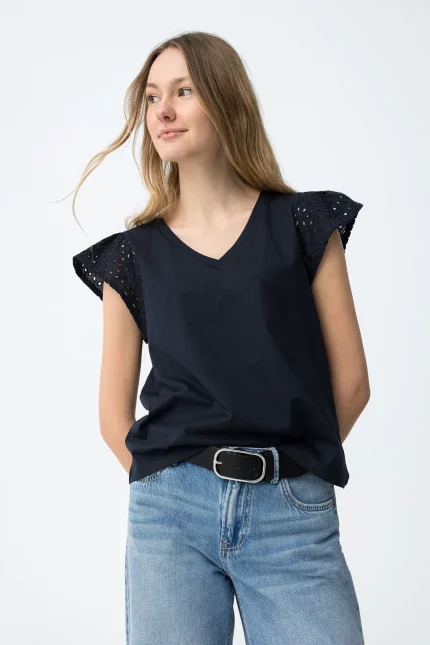 CAMISETA VOLANTES MARINO MUJER 10064849_798 BRUNOS TIFFOSI