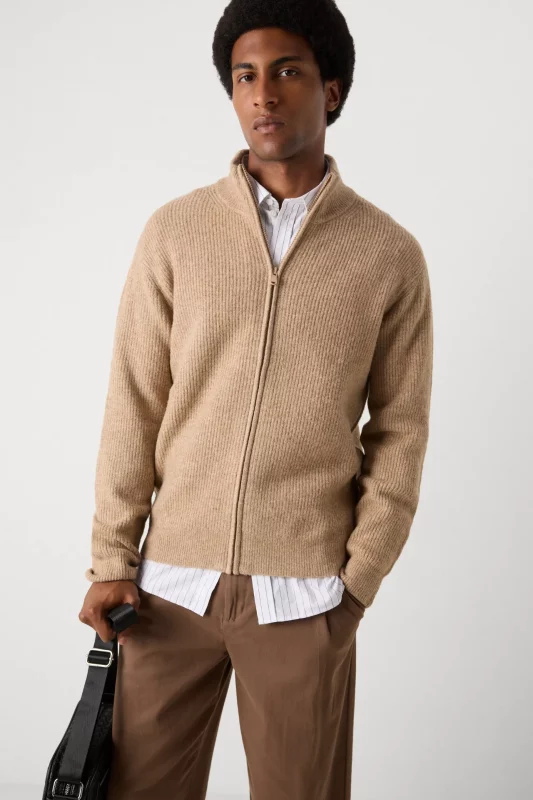 CHAQUETA PUNTO BEIGE HOMBRE 35-889_024 (3)