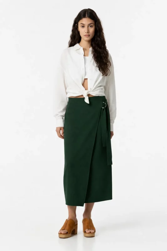 FALDA MINI VERDE MUJER 10059982 BRUNOS TIFFOSI