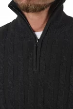 JERSEY MEDIA CREMALLERA OCHOS GRIS JASPEADO INDICODE BRUNOS 35-026_915 (1)