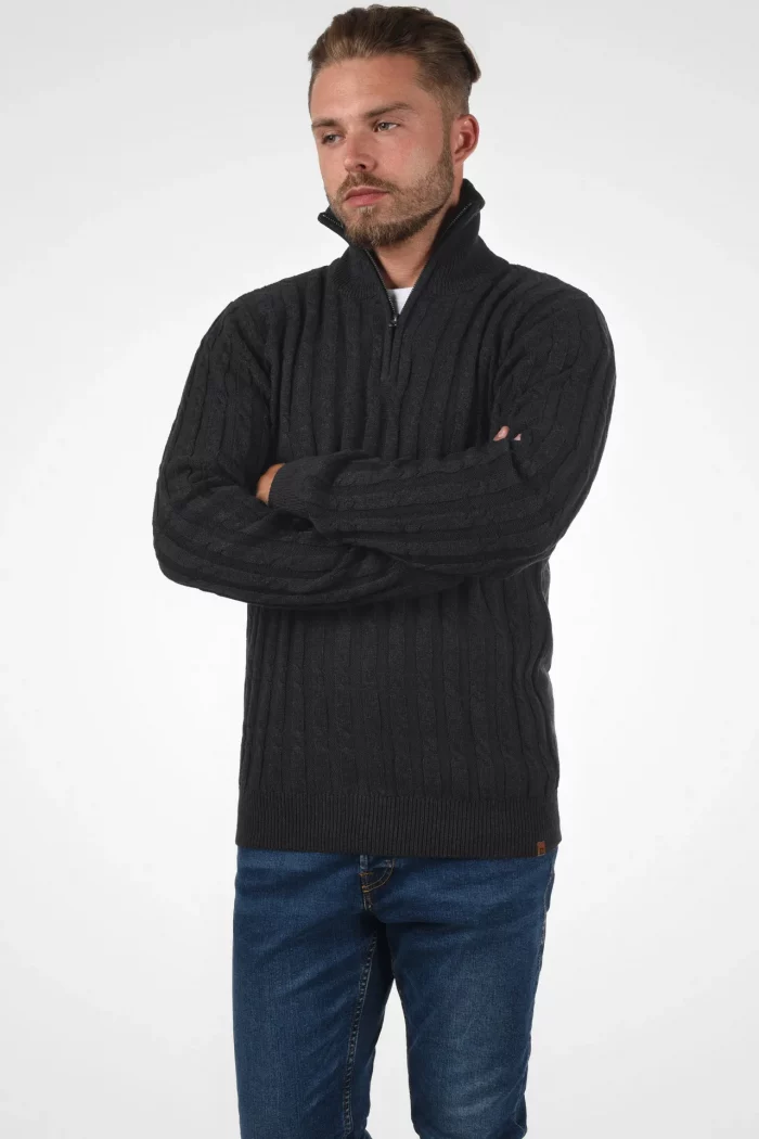 JERSEY MEDIA CREMALLERA OCHOS GRIS JASPEADO INDICODE BRUNOS 35-026_915 (3) JERSEY OCHOS CREMALLERA OCHOS GRIS JASPEADO INDICODE BRUNOS 35-026_915 (1)