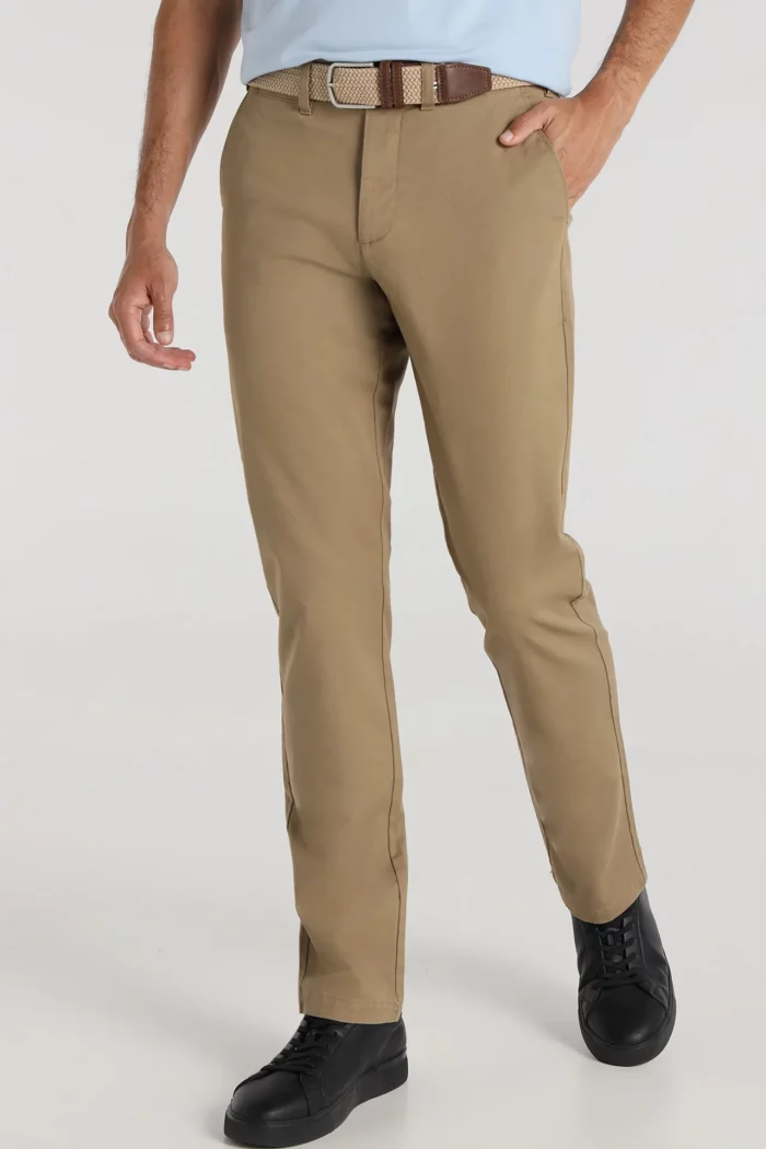 PANTALON CHINO REGULAR FIT BEIGE MARRON BRUNOS BENDORFF 801015001-285