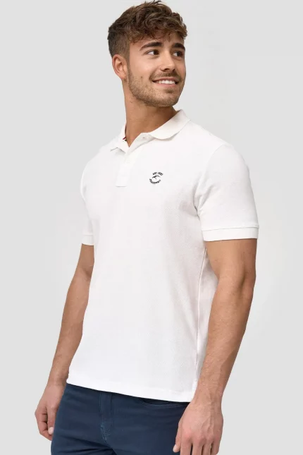 POLO BLANCO HOMBRE INDICODE 40-913
