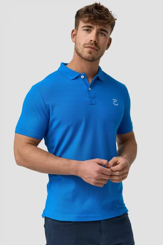 POLO AZUL HOMBRE INDICODE 40-913