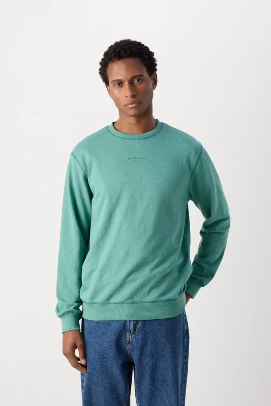 SUDADERA VERDE HOMBRE 50-404