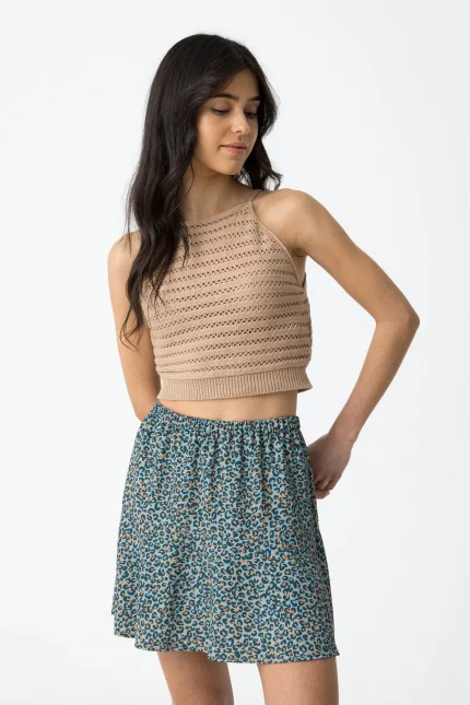 TOP PUNTO BEIGE CHICA 10059174_168