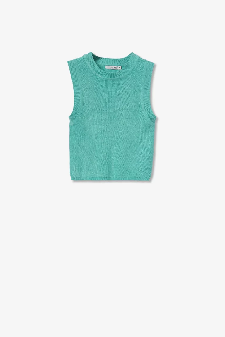 TOP PUNTO TURQUESA MUJER 10059060_722