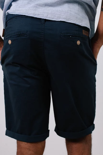 Pantalon corto vestir BERMUDA CHINO AZUL MARINO INDICODE HOMBRE BRUNOS MODA 70-039