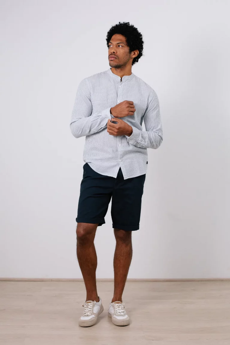 Pantalon corto vestir BERMUDA CHINO AZUL MARINO INDICODE HOMBRE BRUNOS MODA 70-039