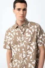 CAMISA ESTAMPADA FLORAL HOMBRE 10065566_174 BRUNOS TIFFOSI