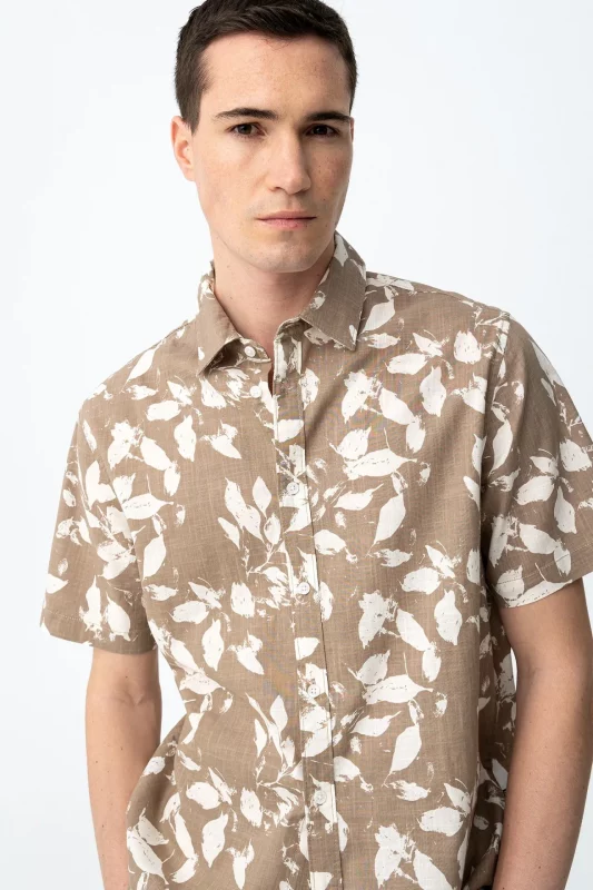 CAMISA ESTAMPADA FLORAL HOMBRE 10065566_174 BRUNOS TIFFOSI