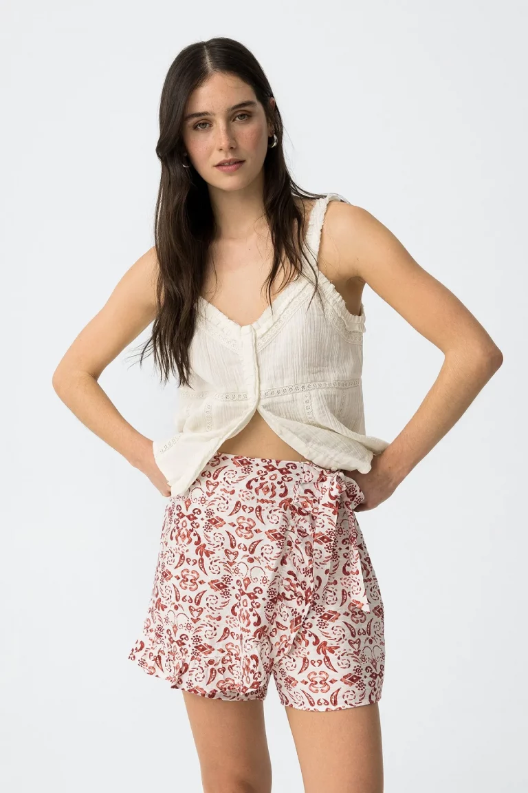 FALDA PANTALON ESTAMPADO ROSA MUJER 10059977_447