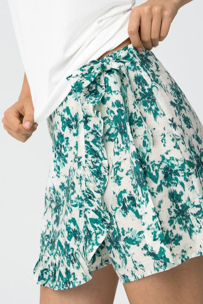 FALDA PANTALON VERDE MUJER 10059977_8 BRUNOS TIFFOSI