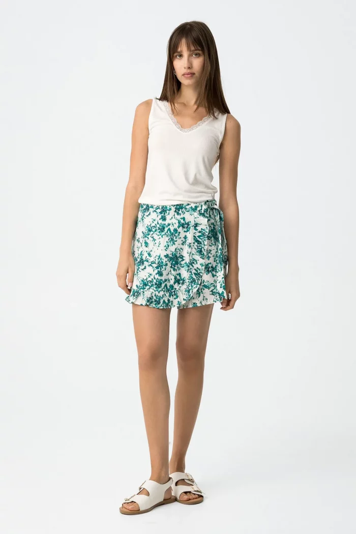 FALDA PANTALON VERDE MUJER 10059977_8 BRUNOS TIFFOSI