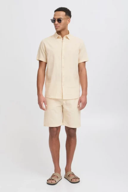 PANTALON CORTO INDICODE BEIGE HOMBRE BRUNOSMODA