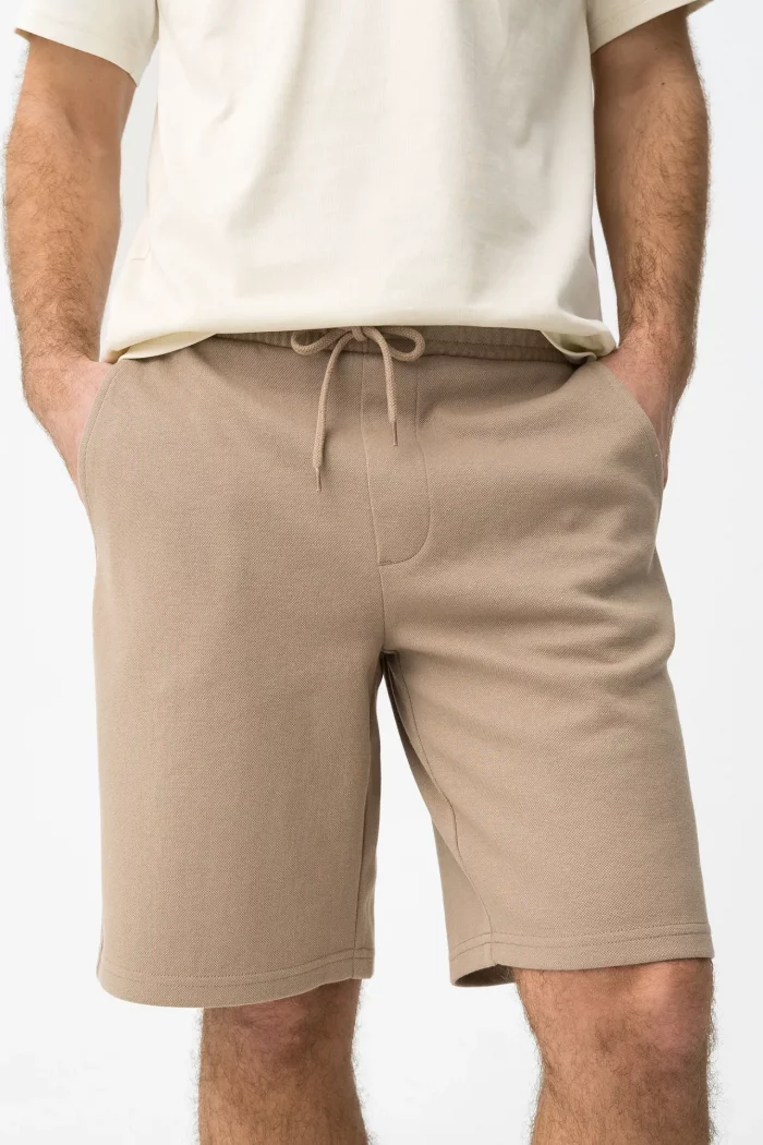 PANTALON CORTO CHANDAL BEIGE HOMBRE 10064488_180 BRUNOS TIFFOSI