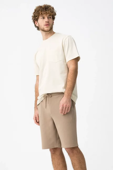 PANTALON CORTO CHANDAL BEIGE HOMBRE 10064488_180 BRUNOS TIFFOSI