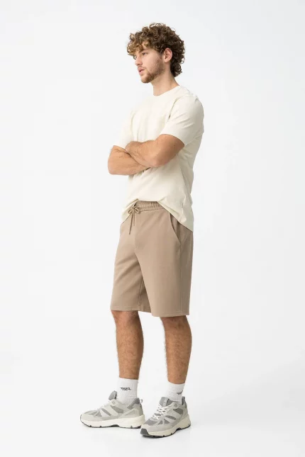 PANTALON CORTO CHANDAL BEIGE HOMBRE 10064488_180 BRUNOS TIFFOSI